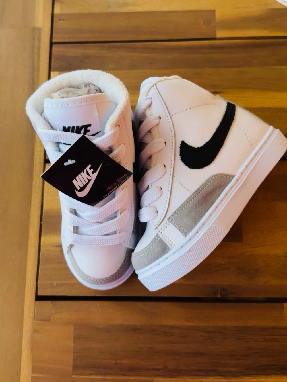 Nike Blazer INSPIRED - toddler size 8C- White High-Top Sneakers | New with tag